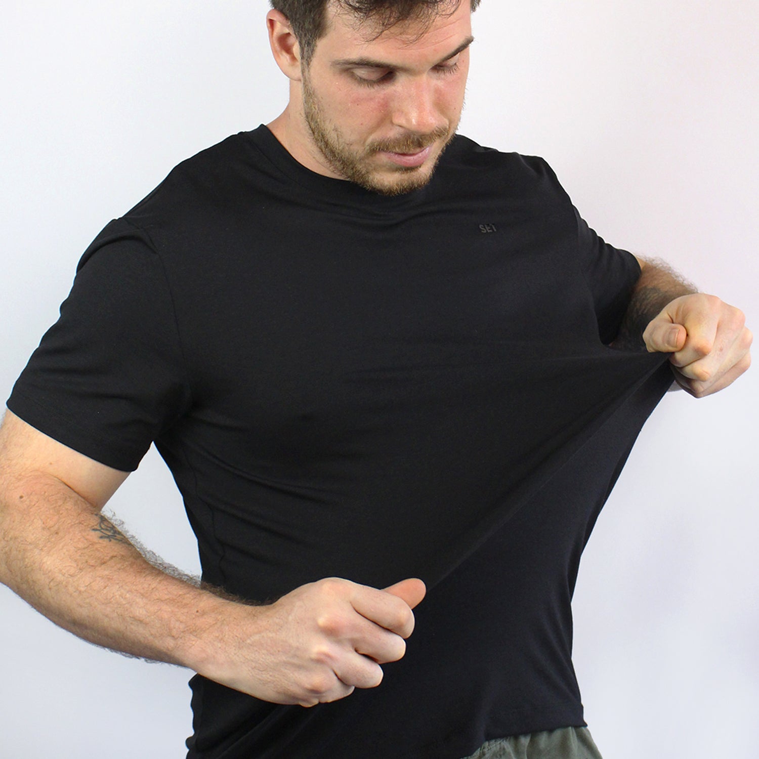 Camiseta Casual Lyocell Tech