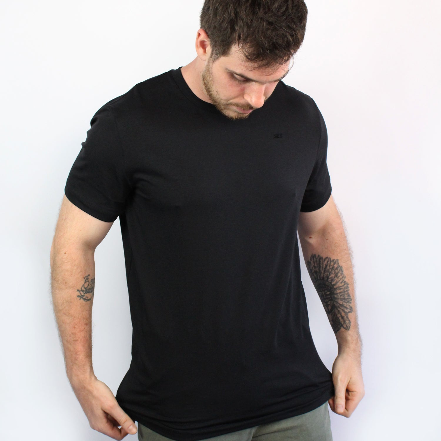 Camiseta Casual Lyocell Tech